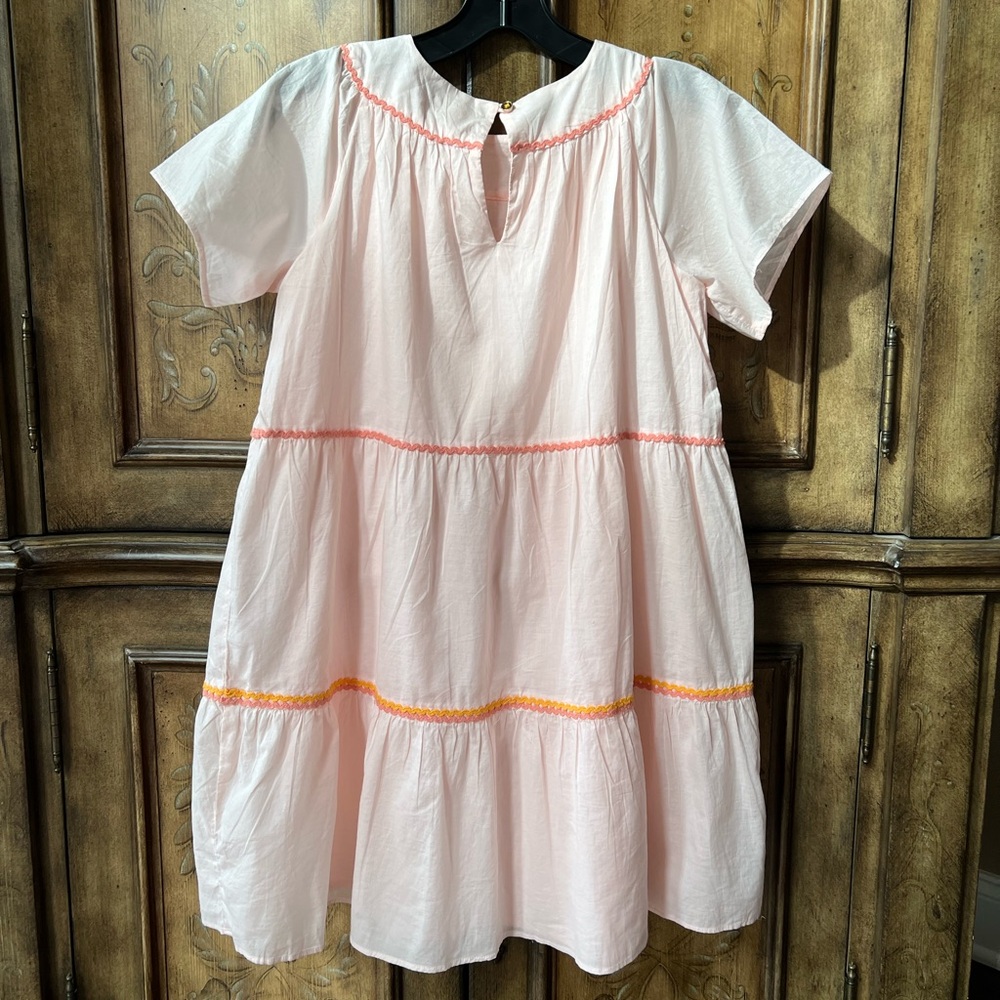 NWOT Crewcuts J.Crew Girls Light Pink Summer Dress 8 - Picture 9 of 17
